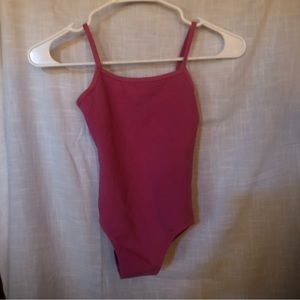 Girls pink dance leotard by BaleraDance